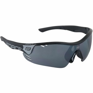 Sonnenbrille FORCE RACE PRO schwarz, laserschwarzes Glas, 48EUR, 909395
